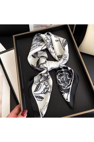 Dgt Luxury Model cu trandafiri alb-negru, protecție solară, rezistent la vânt...