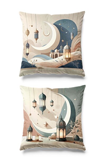 Pilloveland غطاء وسادة من جلد الغزال مكون من قطعتين على الوجهين - رمزيان كشمي...