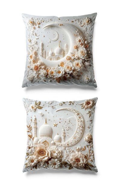 Pilloveland غطاء وسادة من جلد الغزال مكون من قطعتين على الوجهين - رمزيون إيفي...