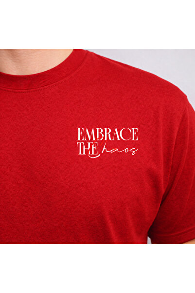 ArtYus Embrace the Chaos Printed Oversized T-Shirt