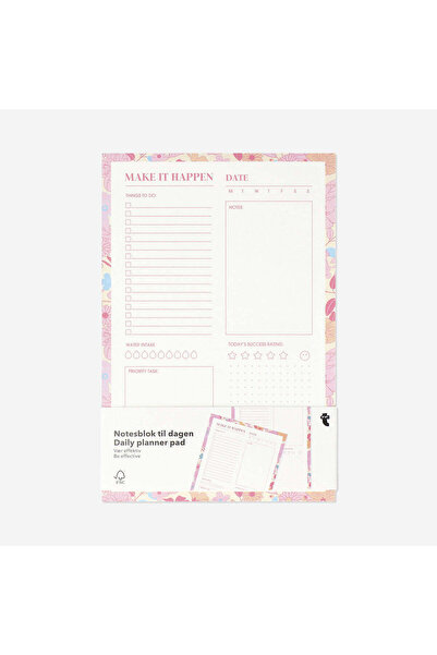 Flying Tiger Copenhagen Günlük Planlayıcı Pembe Not Defteri A5