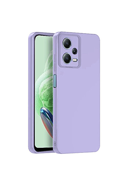 AKSEFİZZ جراب متوافق مع هاتف شاومي ريدمي نوت 12 برو 5G، بألوان الباستيل الزاه...