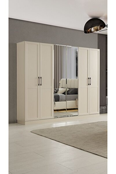 AYDINEV KALAMIŞ MDF 6 KAPILI DOLAP