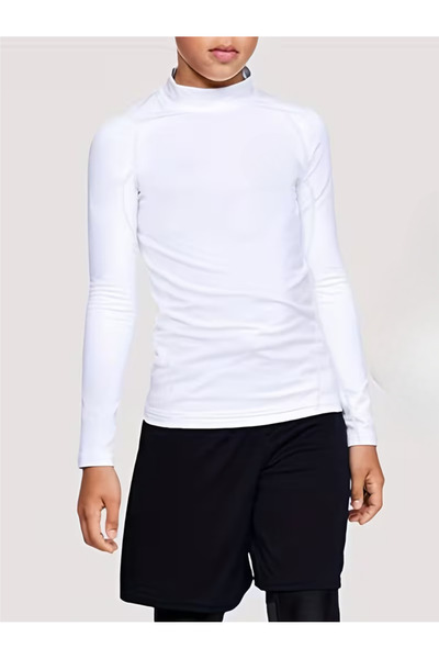 RUTBİL SPORTS ÇOCUK COMPRESSİON YARIM BOĞAZ FUTBOL BODY-KOŞU BODY- BOĞAZLI BA...