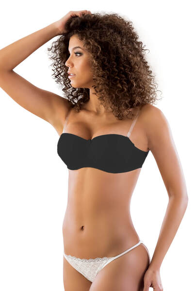 IVYRAE Women's Backless Strapless Push up Bra Non-Slip Support Strapless Dres...