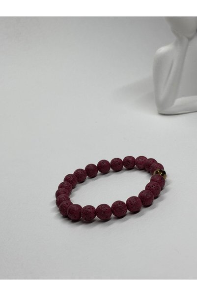 gemsartdeco Lav Stone Natural Bracelet Pink