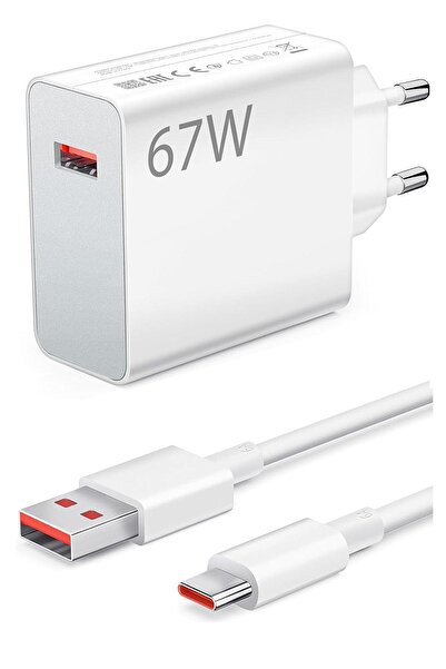 Zipax Redmi Note 8 9 9T 10 10s 11 12 13 Pro Şarj Aleti Type-C 67W Hızlı Şarj ...