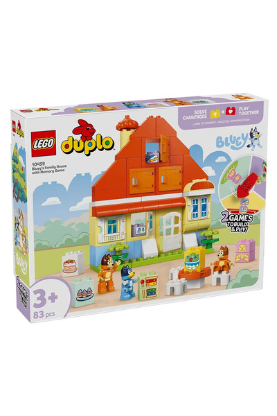 LEGO DUPLO LEGO Blue's Family House & Memory Game Set 10459