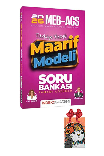 İndeks Akademi 2026 MEB AGS Türkiye Yüzyılı Maarif Modeli Tamamı Çözümlü Soru...
