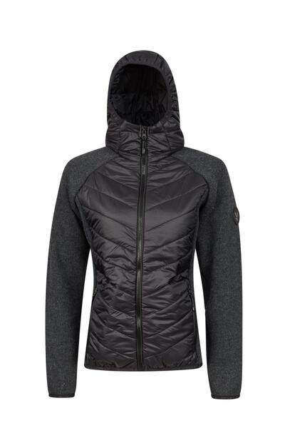 2AS Lisa Women's Hooded Full Zip Sweat Black