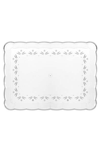 OEM Transparent Rectangular Plastic Plate 33x23cm