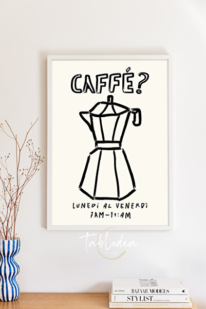 tablodea Pinterest Ilustracija moka posude u italijanskom stilu, uokvirena sl...