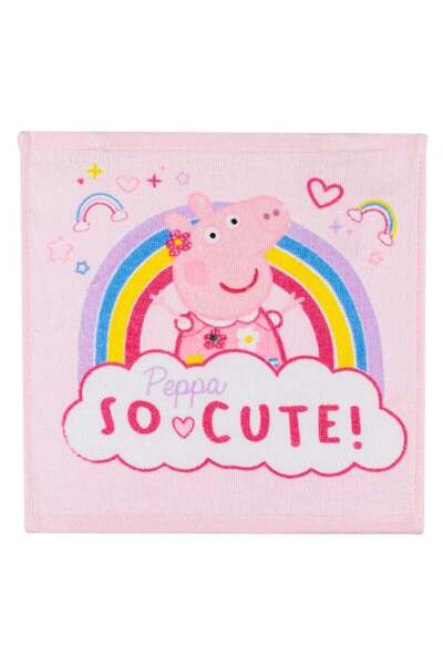OEM Peppa Pink Cotton Towel for Children 30x30cm