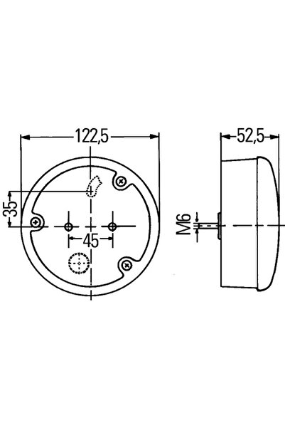 Hella Lampa Spate Dreapta 2Sb964169-301