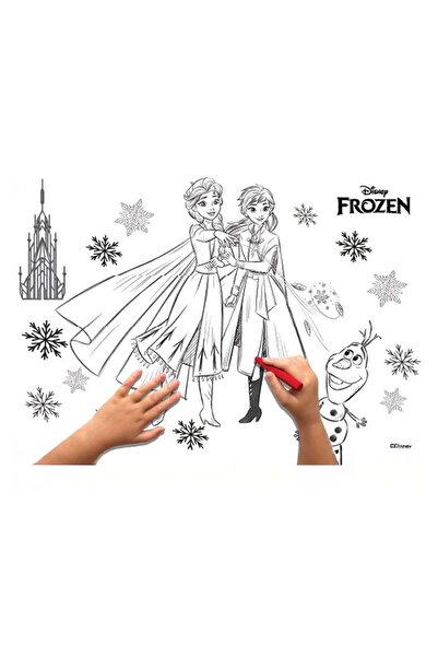 OEM Suport Farfurie cu Model Frozen de Colorat 43x29cm