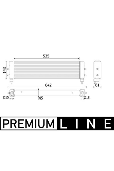 MAHLE Radiator Ulei Ulei Motor Bmw 5/6/8 Gran