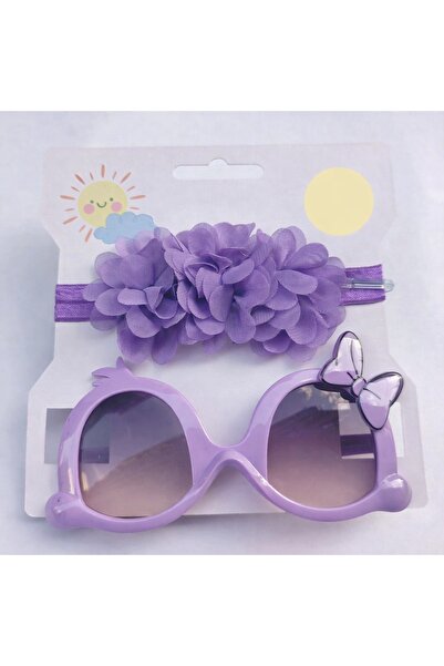 Pure Boutique Purple headband and sunglasses set - Little daisy