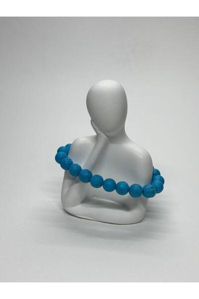 gemsartdeco Lav Stone Natural Bracelet Turquoise
