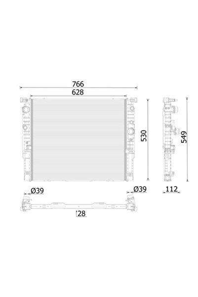 MAHLE Radiator, Racire Motor Cr2630000P Bmw 5/7