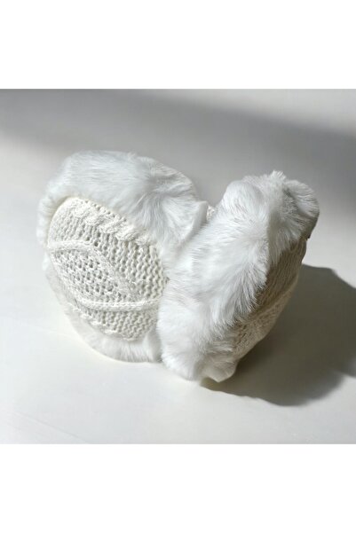 ALS Tasarım Dünyası Protective Against Cold Soft Plush White Exterior Mesh Fo...