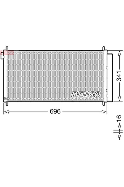 DENSO Condensator, Climatizare Dcn50121 Toyota Auris/Auris Combi