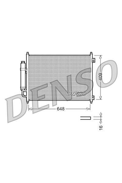 DENSO Condensator, Climatizare Dcn46001 Nissan X-Trail Ii