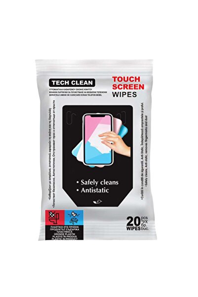 OEM Υγρά μαντηλάκια καθαρισμού οθόνης κινητού τηλεφώνου 20 τεμάχια