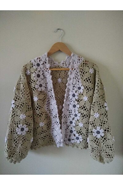 Guashe Hand Knitted Motif Cardigan