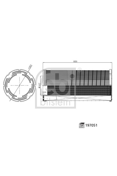 FEBI BILSTEIN Filtru Aer Exterior Ford F-Max