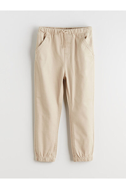 LC Waikiki Lcw Kids Beige Elastic Waist Boys' Trousers
