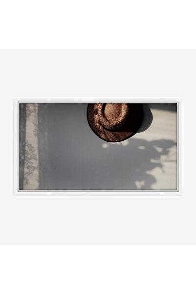 Tajridhome لوحة قبعة - قبعة قش - ظل خفيف - هادئ - لوحات فنية مودرن - لوحات كا...