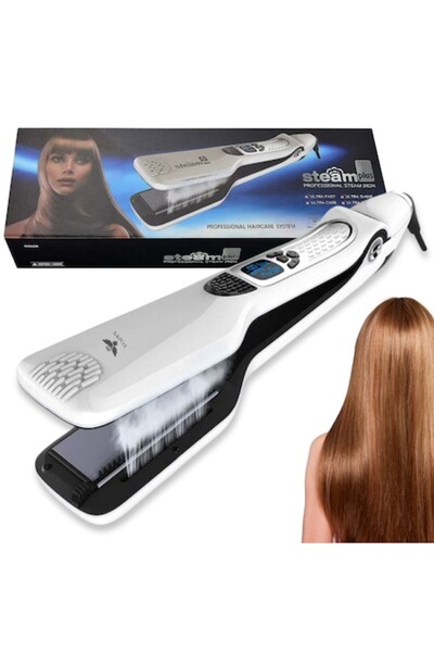 Tzappy Steam hair straightener, Tzappy, Steam Plus Pro technology, Ionization...