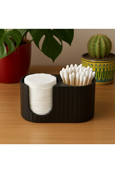 hediyesepetinde Cotton and Swab Organizer – Modern Bathroom Organizer with Do...