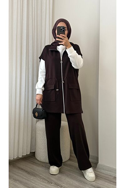 MERİÇ BOUTİQUE Kurtarıcı Şık (yelek-tunik-pantolon) 3lü takım