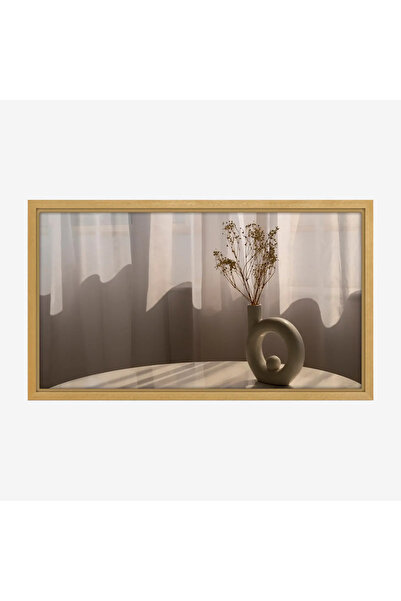 Tajridhome لوحة طبيعة هادئة - مزهرية بسيطة - ألوان دافئة - هادئ - لوحات طبيعة...
