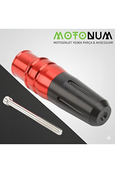 Motonum Mondial Sfc 50 Egzoz Koruma Takozu-Kırmızı-Mek0887
