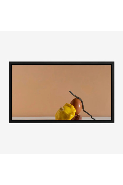 Tajridhome لوحة فواكه - كوسة وبيضة - خلفية دافئة - هادئ - لوحات فنية مودرن - ...