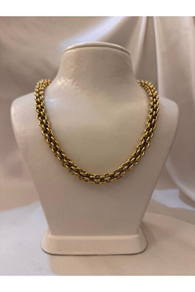 GIDI GIDI SHOP 45 cm Steel Wrap Thick Spiral Women's Necklace