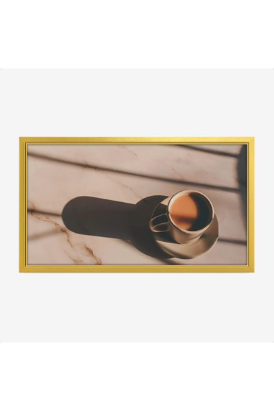 Tajridhome Drinks Panel - Coffee Cup - Warm Colors - Calm - Wall Art - Canvas...