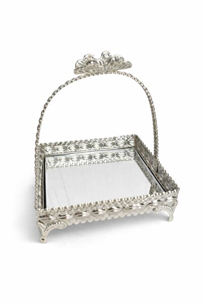 Dinçkan AYNALI LOKUMLUK SUNUMLUK İKRAMLIK KAHVE YANI TEKLİ