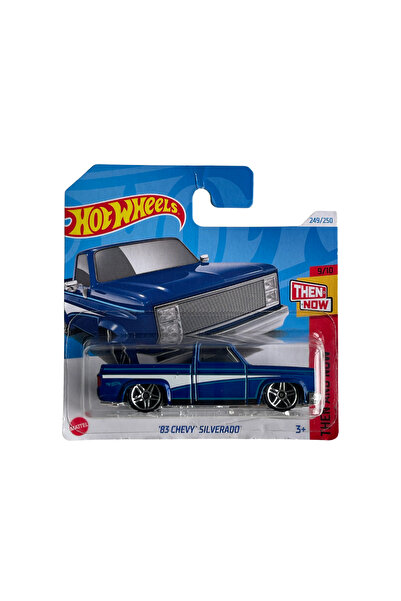 HOT WHEELS Hot Wheels car, 83 Chevy Silverado, Then and Now 2024, Blue, 1:64
