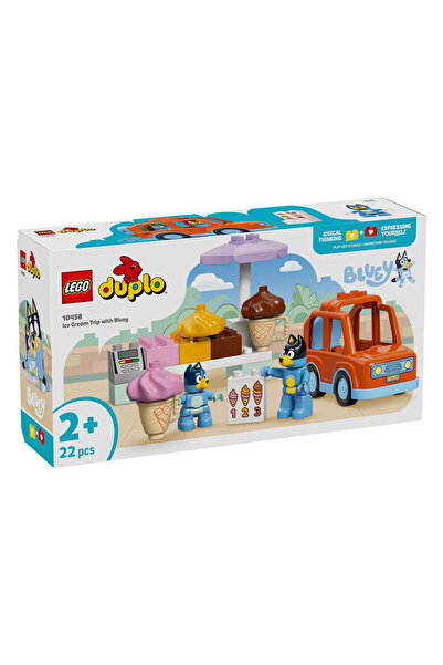 LEGO DUPLO Aventura cu furgoneta de înghețată a lui Blue 10458