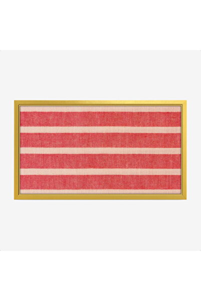 Tajridhome لوحة جدارية - خطوط حمراء - خلفية بسيطة - عصرية - لوحات فن عصري - ل...