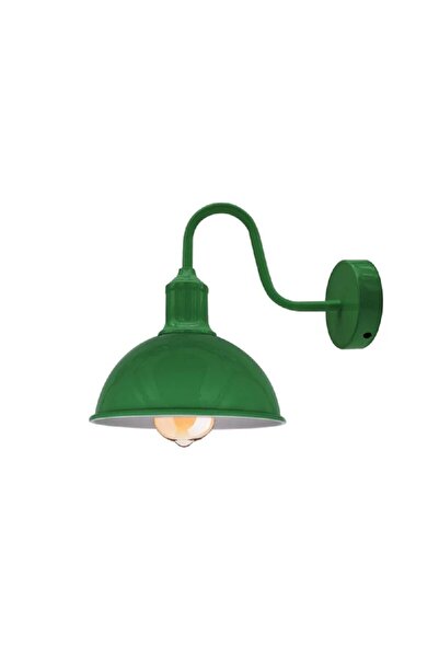 RİOLİGHT Vintage, Rustic, Retro Dark Green Metal Wall Sconce for Hotel, Cafe,...