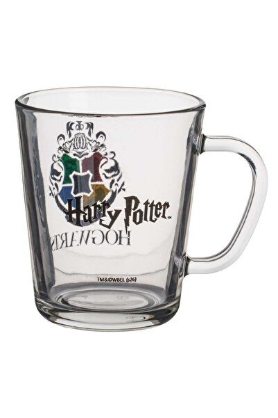 OEM Cana din Sticla Triunghiulara Transparenta cu Mesaj "Harry Potter" & Blaz...