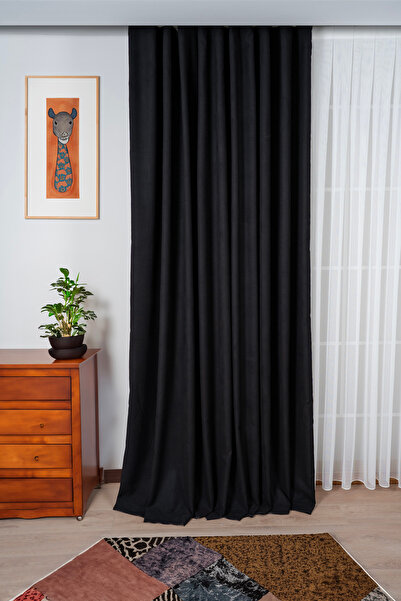 Elen's Ada Fon Perdele din catifea ECONOMIC Elegante, potrivite pentru orice ...