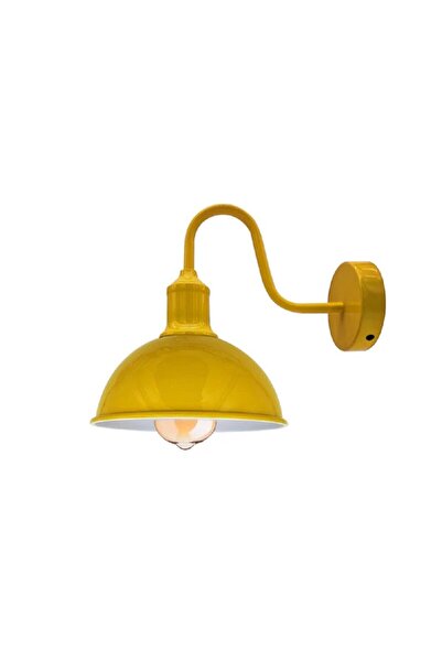 RİOLİGHT Vintage1,Rustic1,Retro1 Yellow Metal Wall Sconce for Hotel,Cafe,Room...