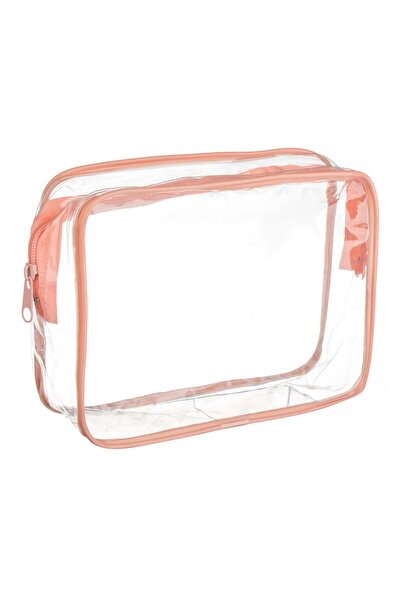 OEM Transparent Wallet Nude Pink 20x6x15cm