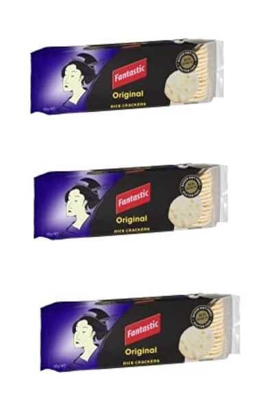 FANTASTIC Original Flavor Rice Cracker, 100 g * 3 pack