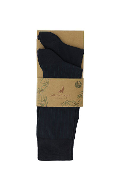 Abdullah Kiğılı مجموعة من 2 جوارب مخططة من خليط الخيزران